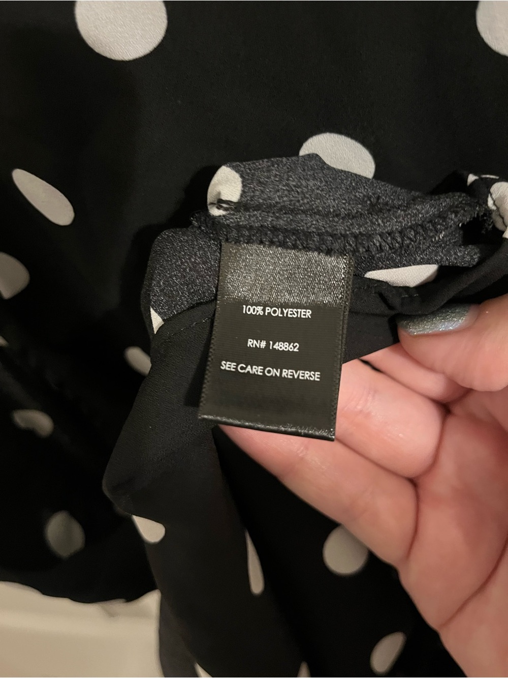 Torrid Polka Dot Georgette Peplum Tank Top Size 2 2X V Neck - Picture 10 of 11